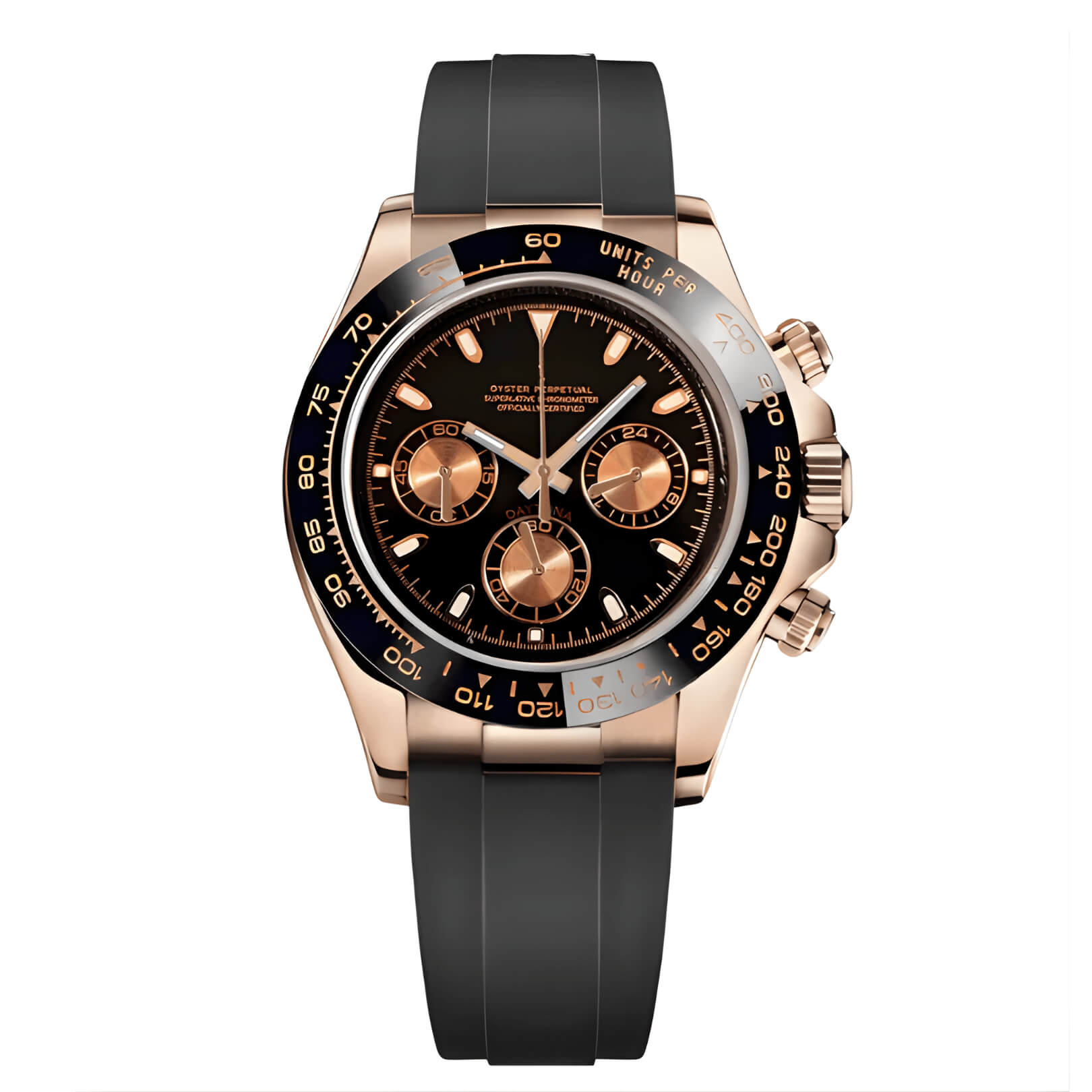 Chronex Day Rose Gold Black