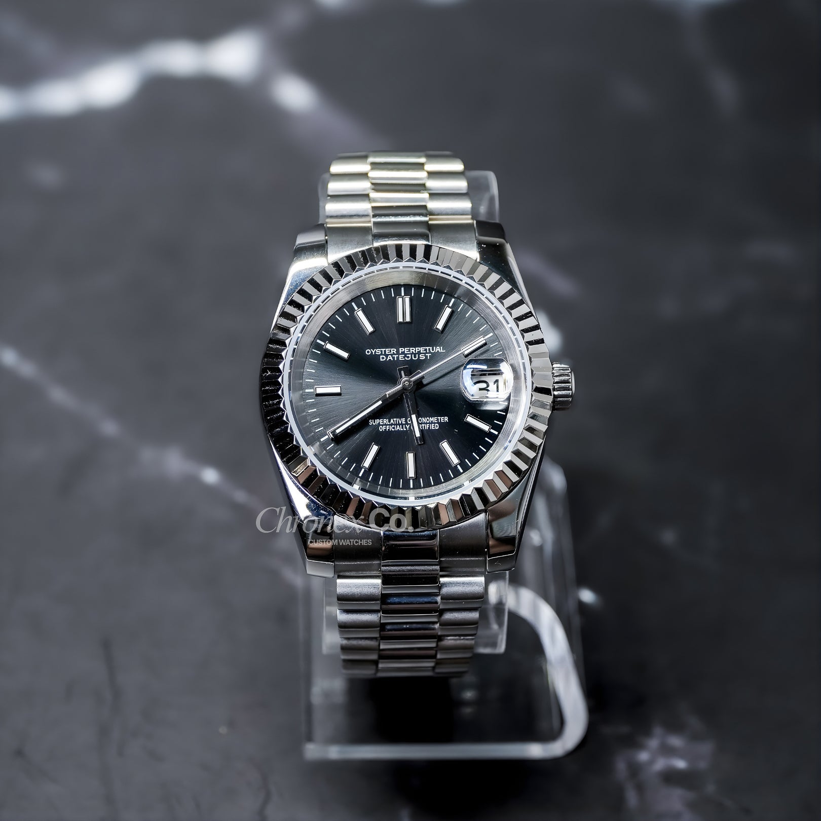 Chronex Date Classic Black