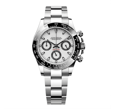 Seitona Panda White Seiko Mod Premium QuartzVK63 Sapphire Glass 