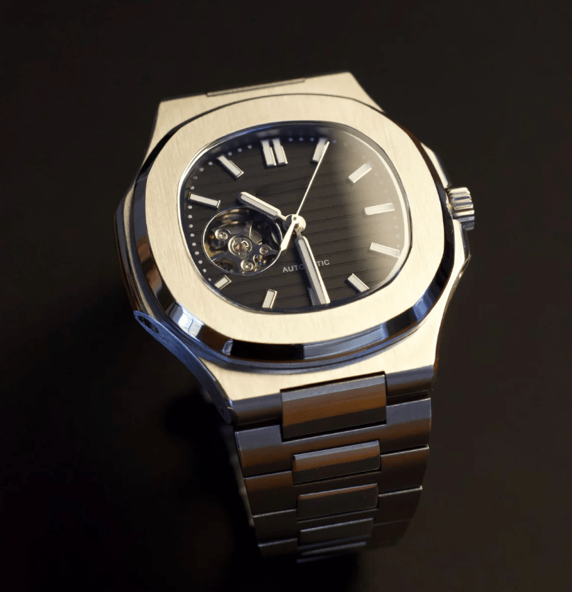 Chronex Naut Open Heart Black